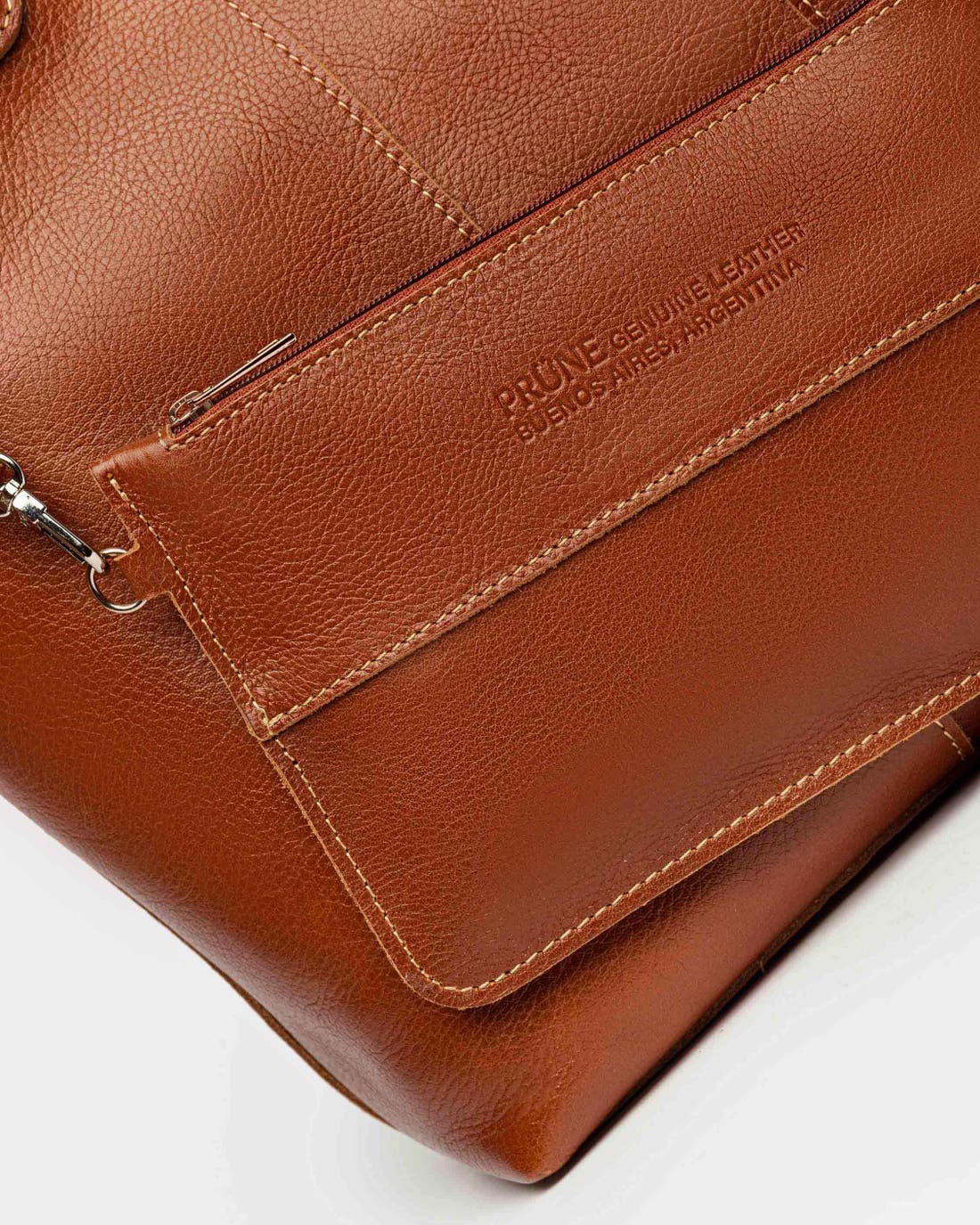 Bolso de compras trenzado en suave cuero vegetal