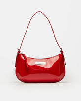 Cartera al hombro Mia en cuero charol