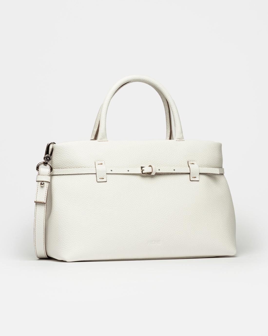 Bolso de mano Bay en piel granulada