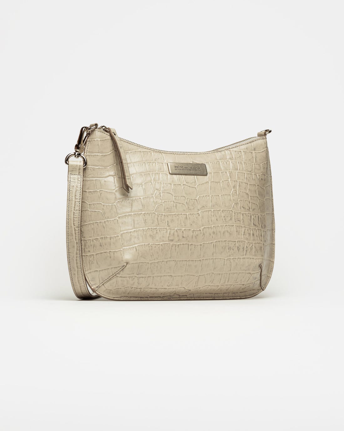 Bandolera de Mia en piel de cocodrilo