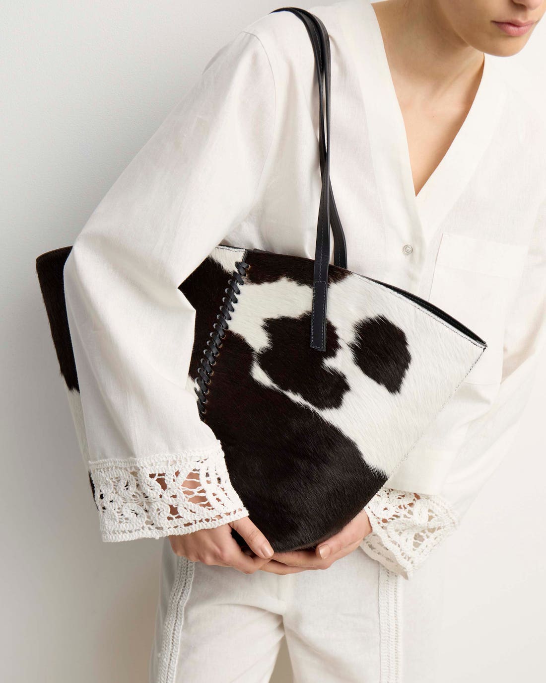 Bolso Shopper Neo Craft en piel de vacuno