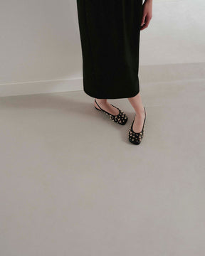 Mule Diane en piel lisa