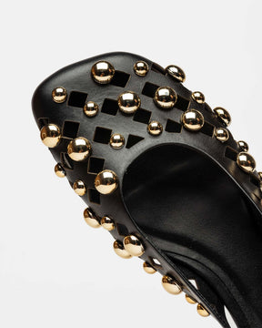 Mule Diane en piel lisa