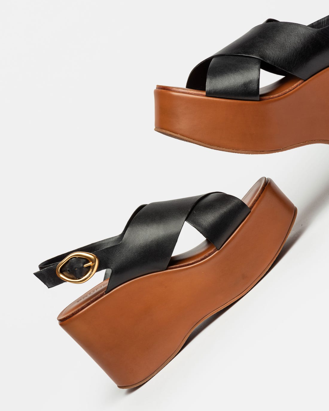 Sandalias altas Eloisa en piel lisa