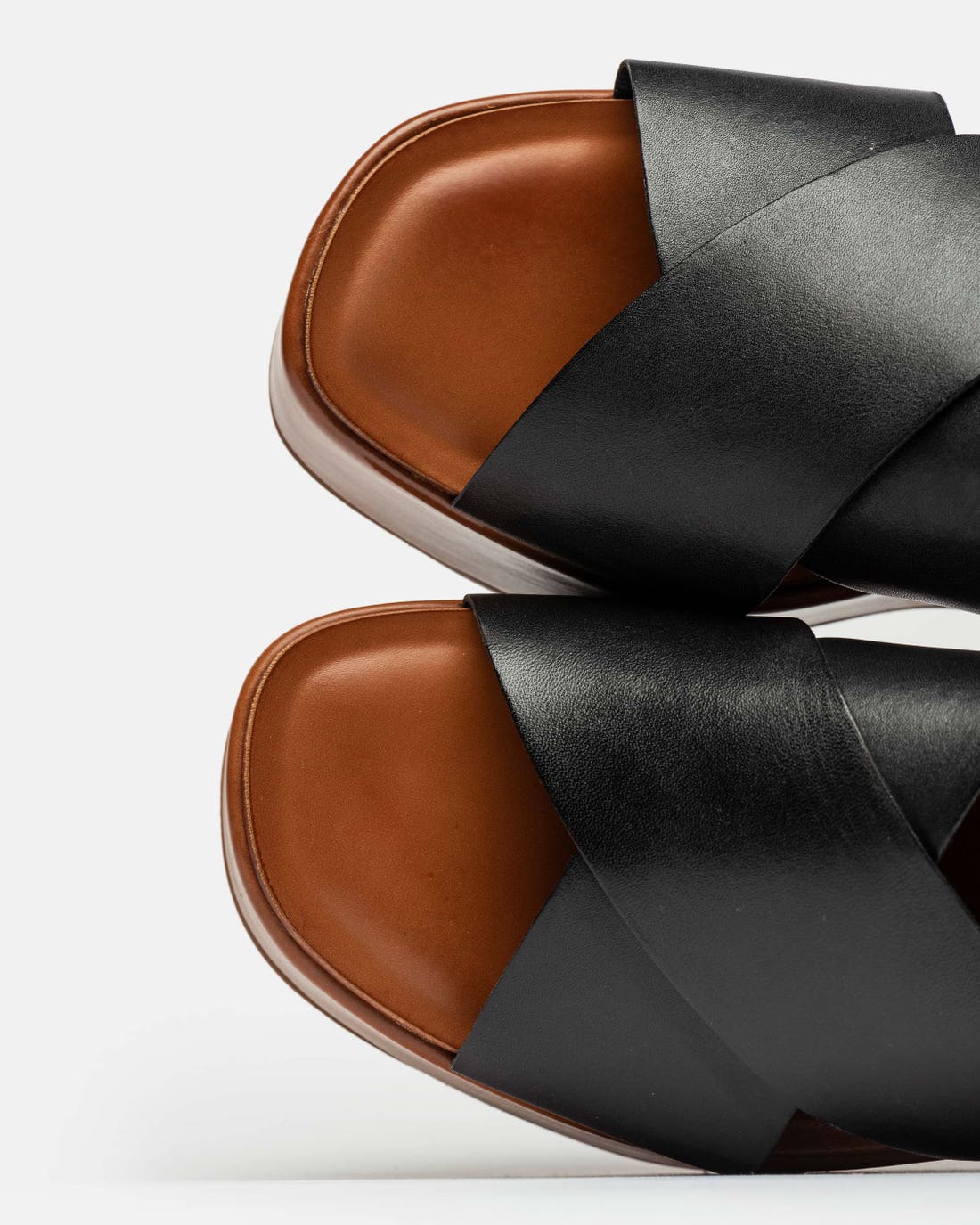 Sandalias altas Eloisa en piel lisa