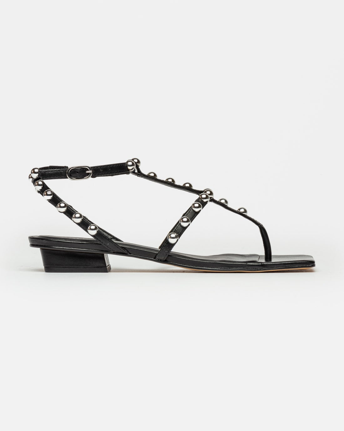 Sandalias bajas Aurora en piel lisa