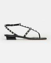 Sandalias bajas Aurora en piel lisa