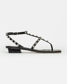 Sandalias bajas Aurora en piel lisa