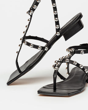 Sandalias bajas Aurora en piel lisa